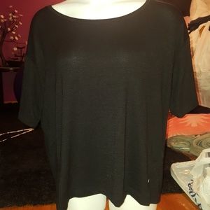 Black Gap Short Sleeve Top